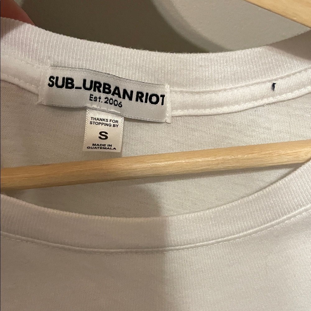 Sub_Urban Riot Crisp White Tee - Picture 2 of 2